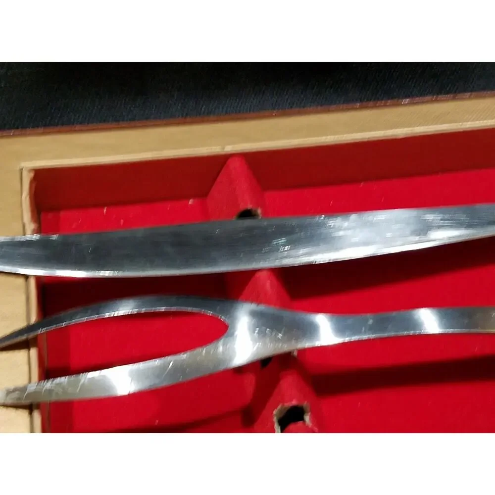 Vintage Kalmar Designs Carving Set 1960s